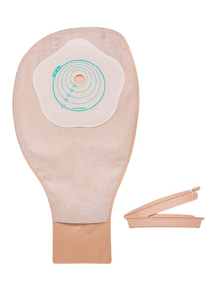 044415RU Калоприемник однокомпонентный дренируемый с фильтром со встроенной плоской пластиной 12-60 мм Bbraun