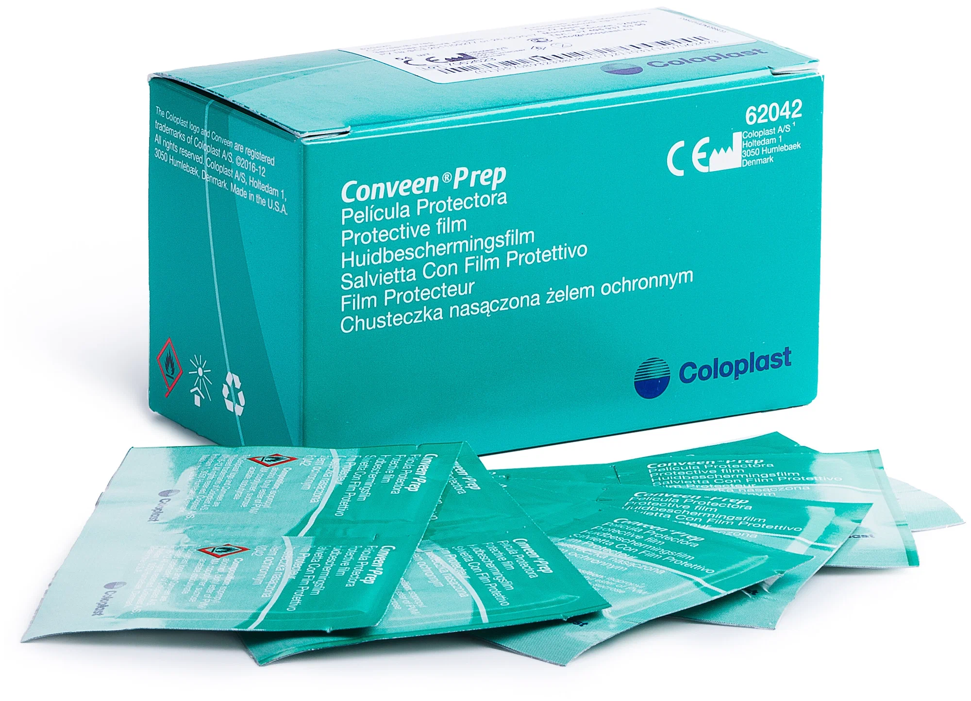 Защитная пленка в форме салфеток Coloplast Conveen Prep