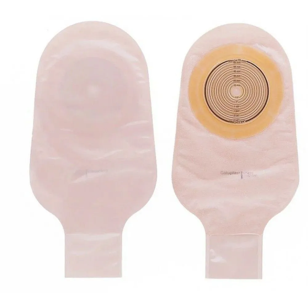 Однокомпонентный дренируемый калоприемник со встроенной плоской пластиной Coloplast Арт.174500