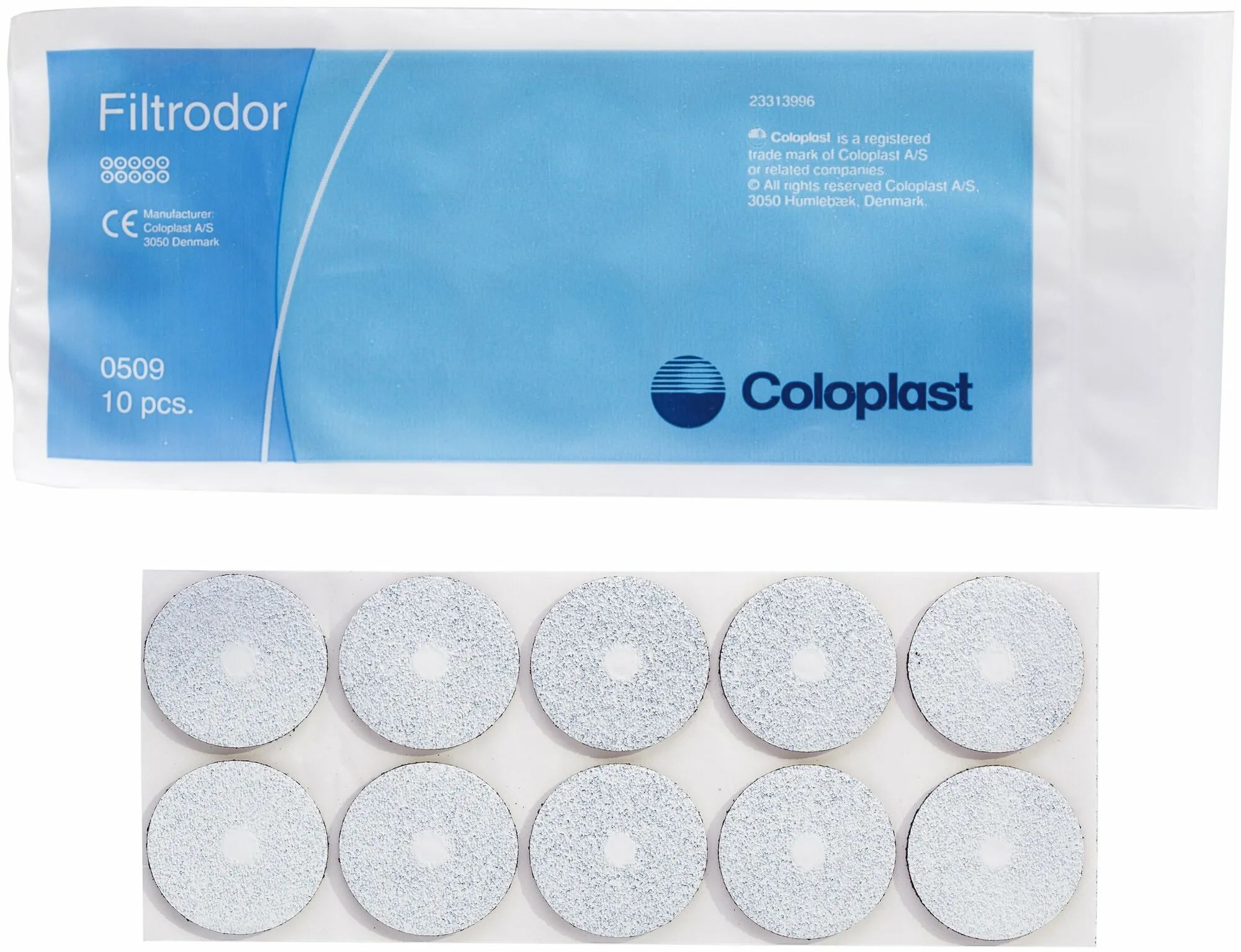Фильтр для калоприемников Coloplast Filtrodor (10 шт/уп), арт. 0509